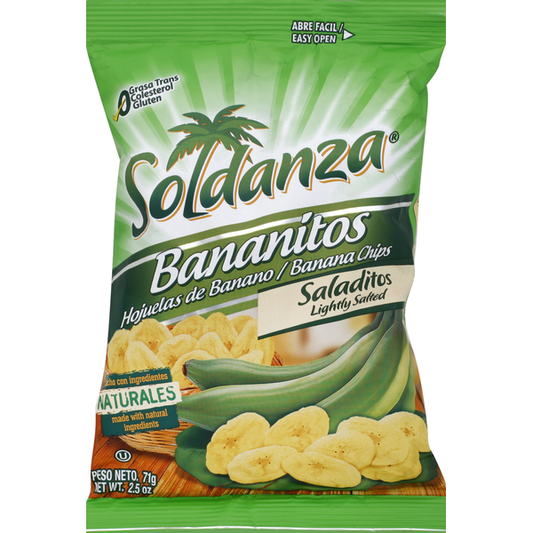 Soldanza Bananitos, Lightly Salted 2.5 oz