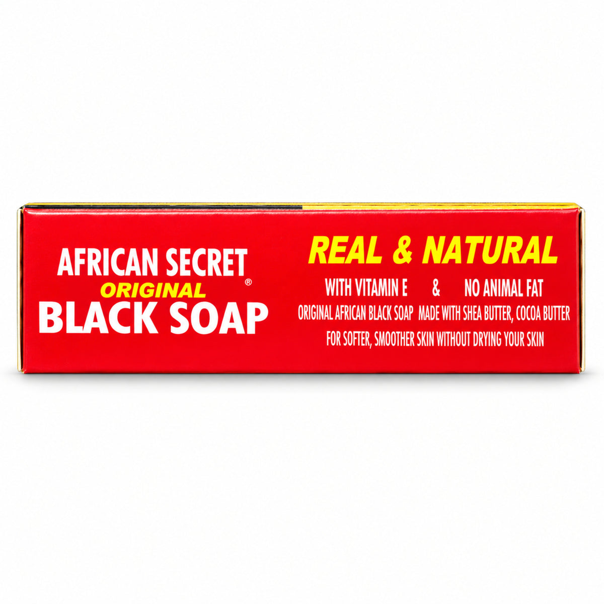 African Secret active Black Soap 115 g – side panel