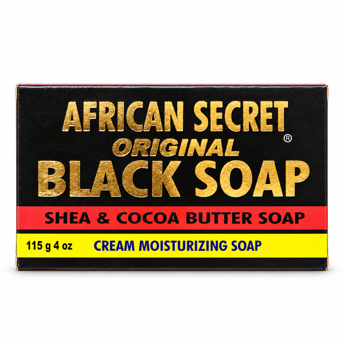African Secret Classic Black Soap 115 g – front