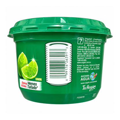 Axion Lime 425 g - barcode and side label on white background