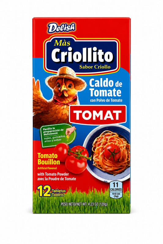 Delisa Más Criollito Tomat Tomato Bouillon Cubes