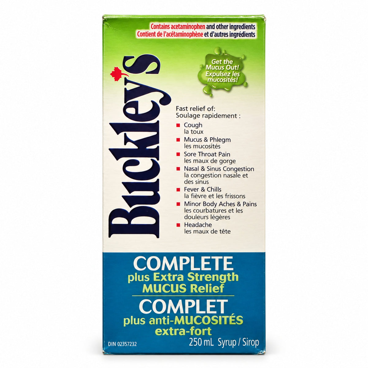 Buckley’s Complete 250 mL carton front