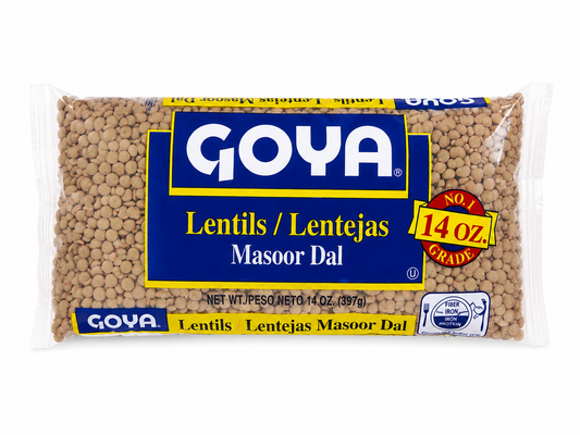 GOYA Lentils (Masoor Dal) – 14 oz (397 g)