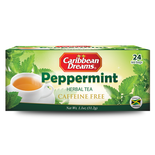 Caribbean Dreams Peppermint Herbal Tea – 24 Tea Bags