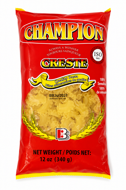 Champion Creste Pasta 12 oz (340g)