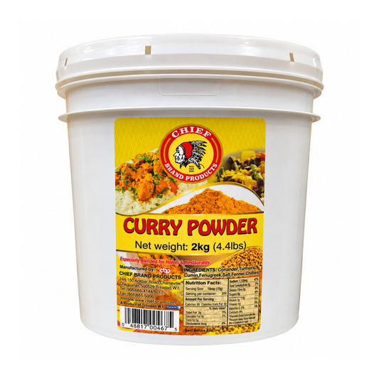 Chief Curry Powder, 2 kg (4.4 lb) on white background