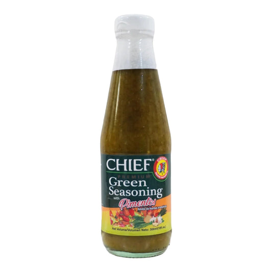 Chief Green Seasoning with Pimentos 300ml (10oz) | Caribbean Marinade