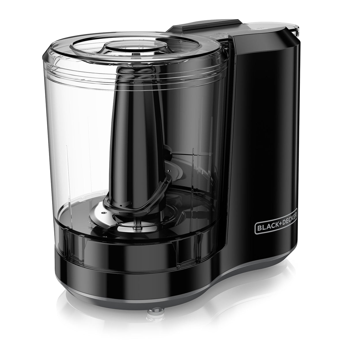 BLACK+DECKER HC300B chopper, three-quarter view