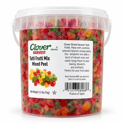 Clover Harvest Tutti Frutti Mix Mixed Peel 1 kg – description and barcode