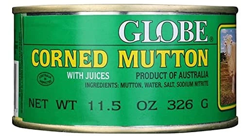 Globe Corned Mutton With Juices 11.5 oz (326g) 2 Pack | Product of Australia