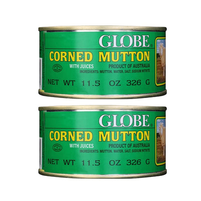 Globe Corned Mutton With Juices 11.5 oz (326g) 2 Pack | Product of Australia