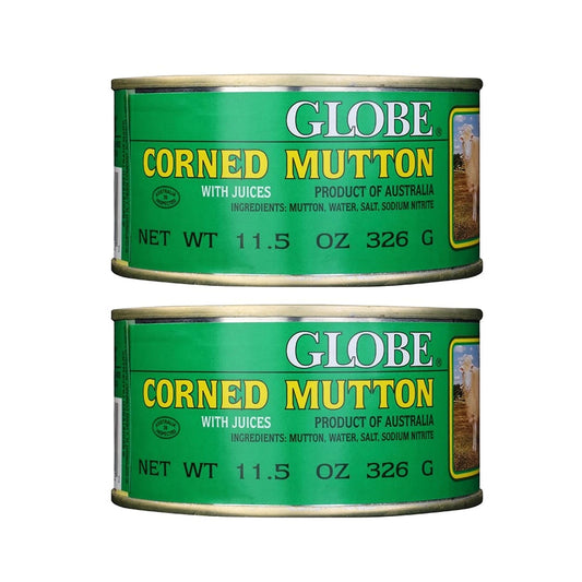 Globe Corned Mutton With Juices 11.5 oz (326g) 2 Pack | Product of Australia