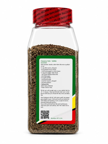 Guyana Kitchen Fine Leaf Thyme Leaf 4 oz (113 g) | Premium Caribbean Dried Thyme