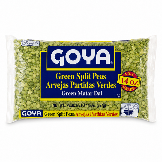 Goya Green Split Peas – Green Matar Dal – 14 oz