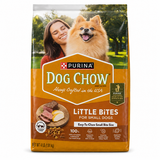 Purina Dog Chow Little Bites Dry Dog Food – 4 lb