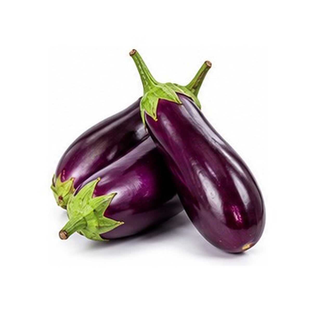 Illustrative image of Eggplant (Boulanger) on white background
