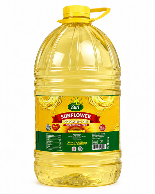 Suri Sunflower Cooking Oil – Cholesterol Free – 5L