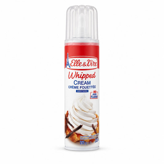 Elle & Vire Sweetened Whipped Cream Spray 250 g