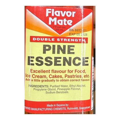 Flavor Mate Pine (Pineapple) Essence 200 mL original ingredient label