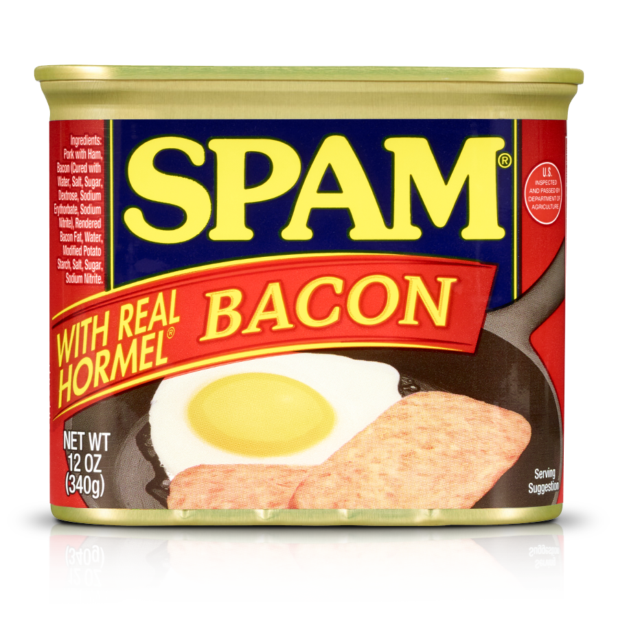 SPAM with Real HORMEL Bacon Luncheon Meat 12 oz