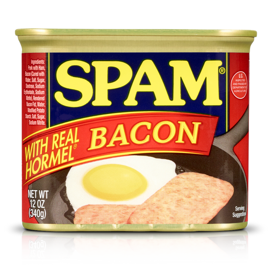 SPAM with Real HORMEL Bacon Luncheon Meat 12 oz