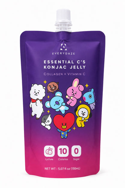 Everydaze Essential C's Konjac Jelly Lychee 5.07 fl oz