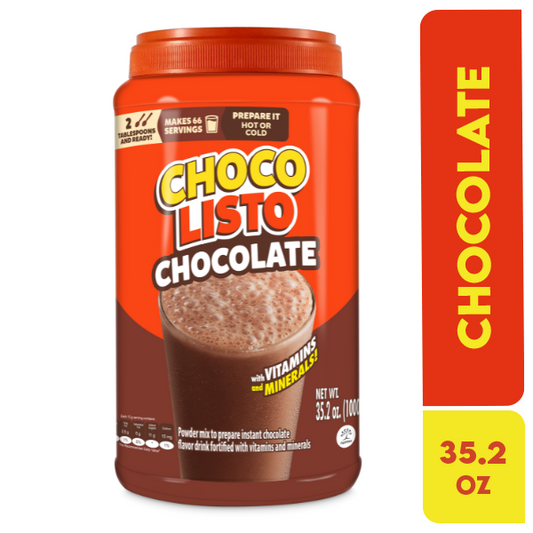 Choco Listo Instant Chocolate Powder Drink Mix 35.2 oz