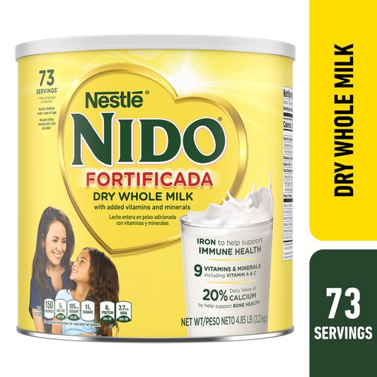 Nestlé Nido Fortificada Dry Whole Milk Powder 4.85 lb
