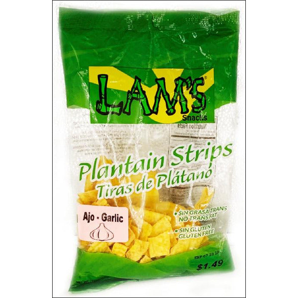 Lams Garlic Plantain Chips