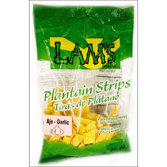 Lams Garlic Plantain Chips