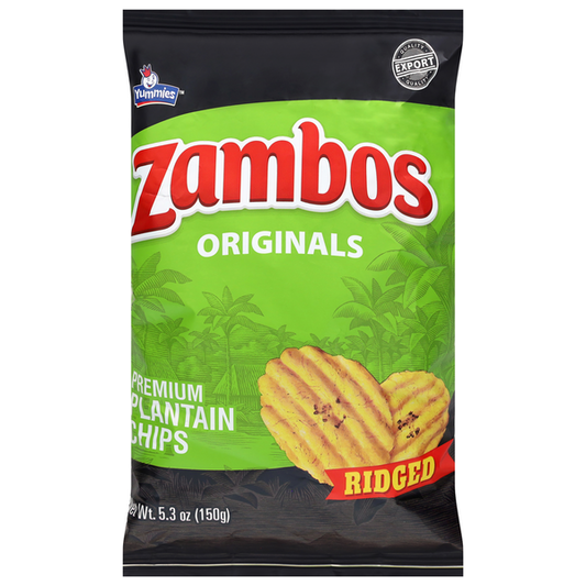 Zambos Originals Ridged Plantain Chips 5.3 oz