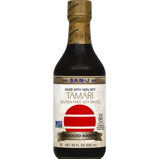 San-J Organic Reduced Sodium Tamari 20 fl oz product image