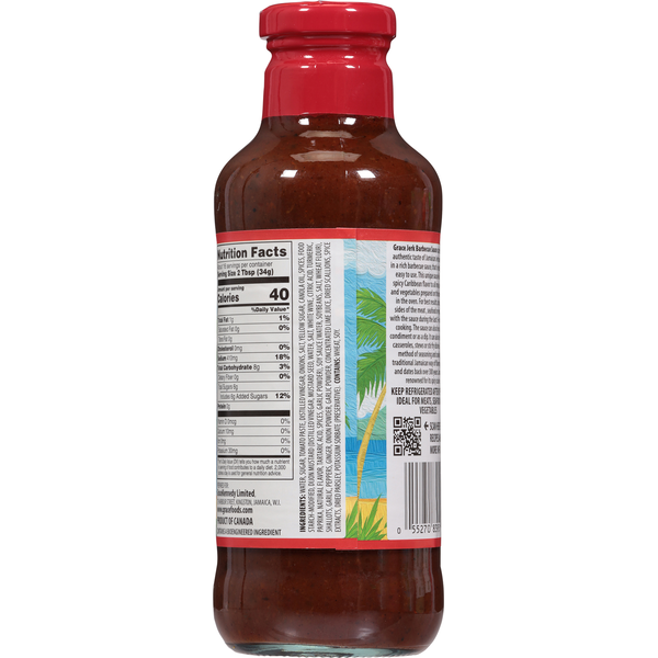 Grace Jamaican Style Jerk BBQ Sauce 16.2 fl oz