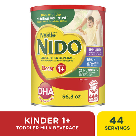 Nestlé Nido Kinder Toddler Milk Beverage Powder Mix 56.3 oz
