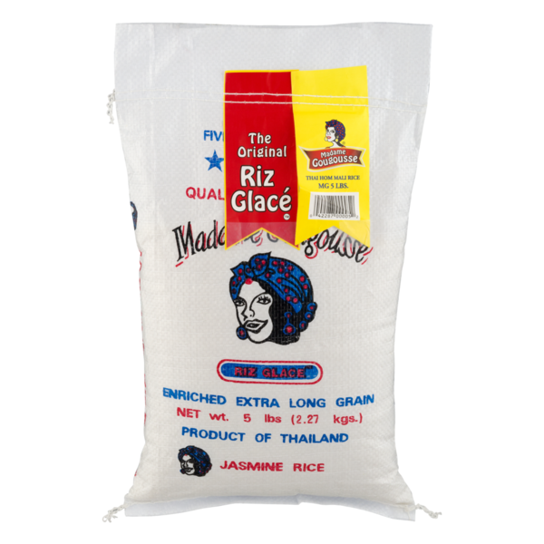 Madame Gougousse Jasmine Rice Enriched Extra Long Grain 5 lb