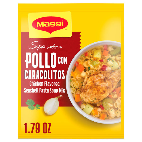 Maggi Chicken Flavored Seashell Pasta Soup Mix 1.79 oz