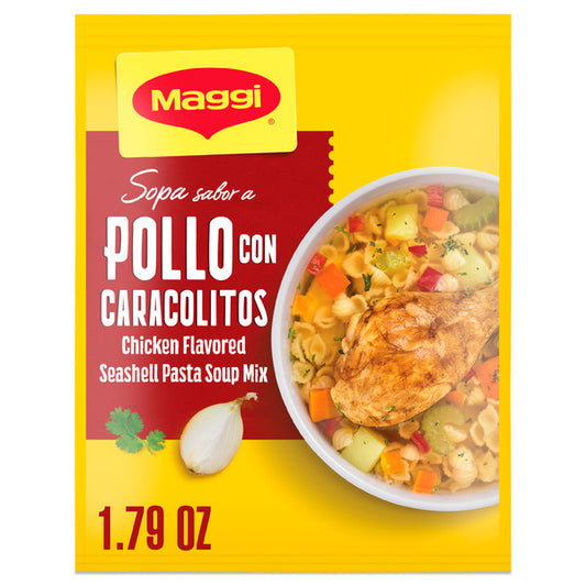Maggi Chicken Flavored Seashell Pasta Soup Mix 1.79 oz