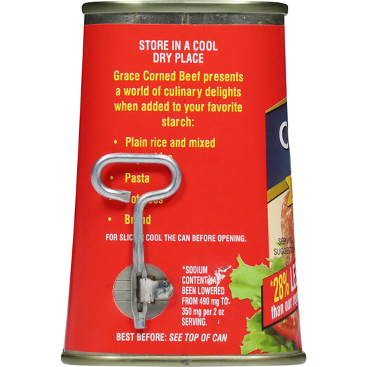 Grace Reduced Sodium Corned Beef 12 oz