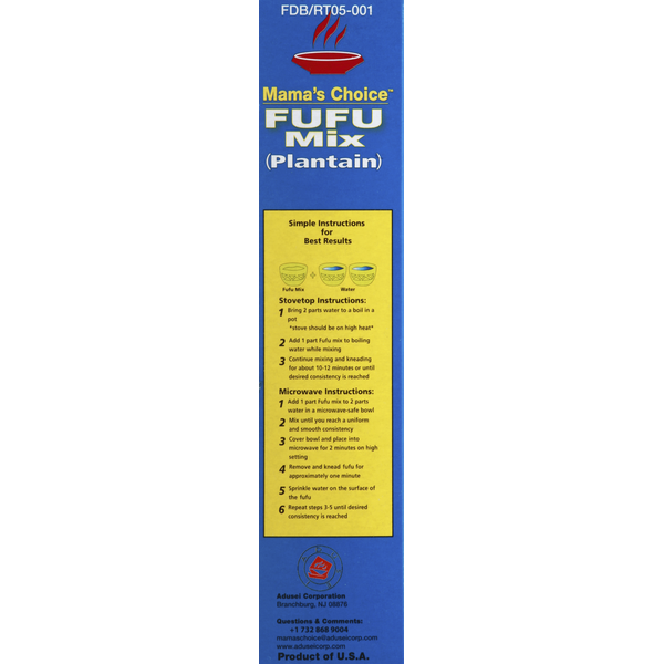 D&G Plantain Fufu Mix 24 oz additional product image