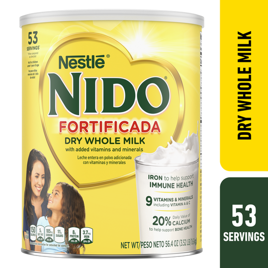 Nestlé Nido Fortificada Dry Whole Milk Powder 3.52 lb