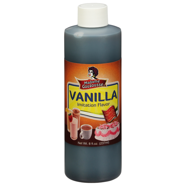 Madame Gougousse Imitation Vanilla Flavor 8 fl oz