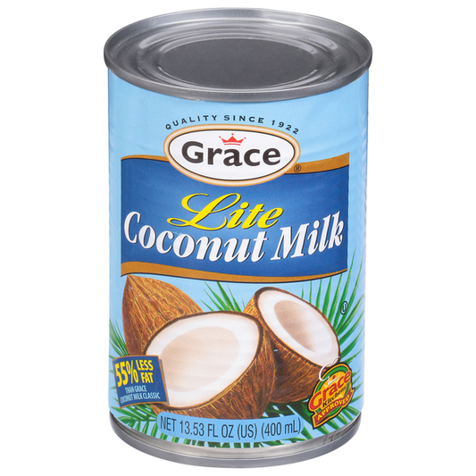Grace Coconut Milk, Lite 13.53 fl oz