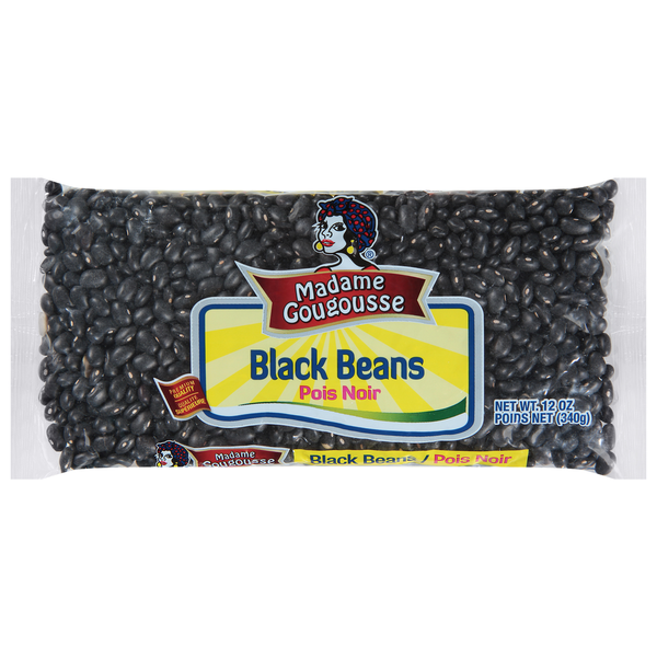 Madame Gougousse Black Beans 12 oz