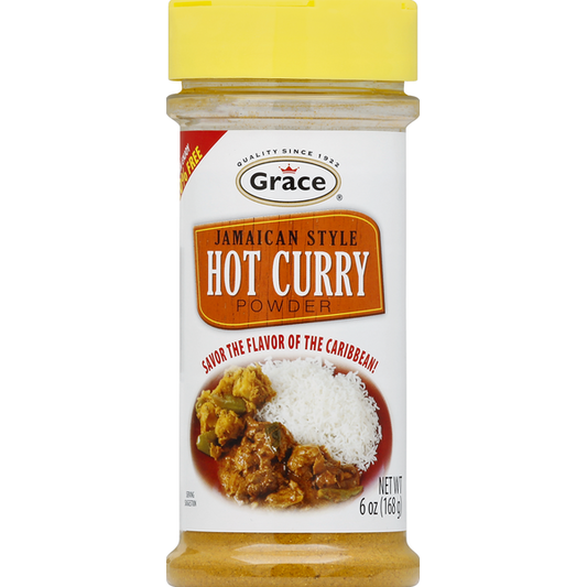 Grace Curry, Jamaican Style, Powder, Hot 6 oz