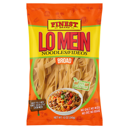 Finest Broad Lo Mein Noodles 12 oz