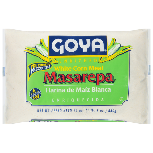 Goya Masarepa Pre-Cooked White Corn Meal 24 oz