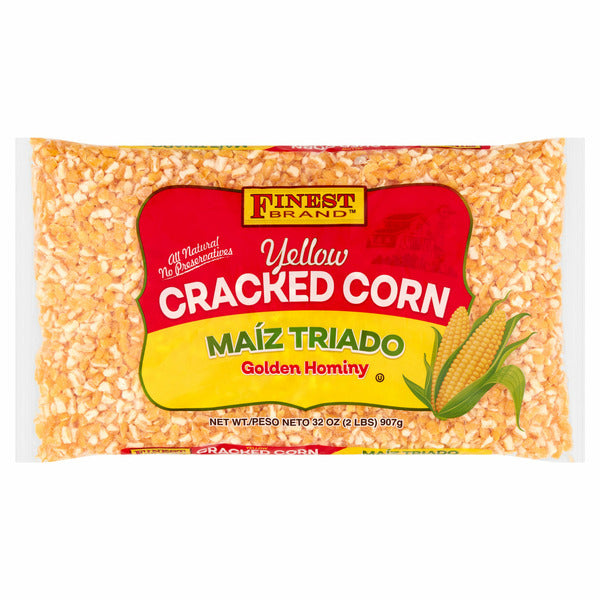 Finest Yellow Cracked Corn 32 oz