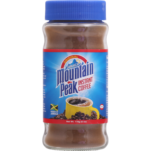 Jamaica Mountain Peak Instant Coffee, Original Blend - 6 oz (170g)