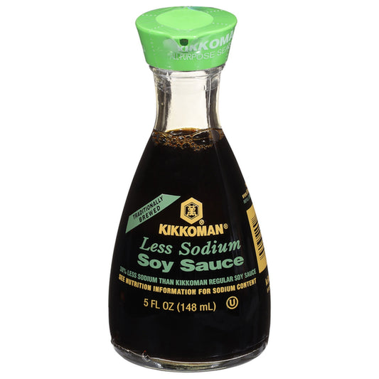 Kikkoman Soy Sauce, Less Sodium 5 fl oz product image