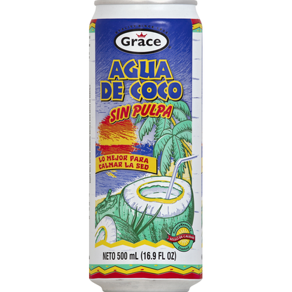 Grace Coconut Water, No Pulp 16.9 fl oz
